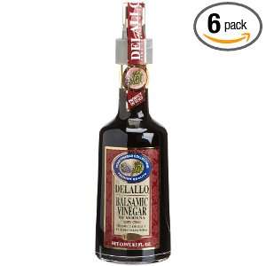 DeLallo Balsamic Vinegar Spray, 8.5 Ounce Bottles (Pack of 6)  