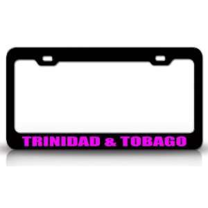  TRINIDAD AND TOBAGO Country Steel Auto License Plate Frame 