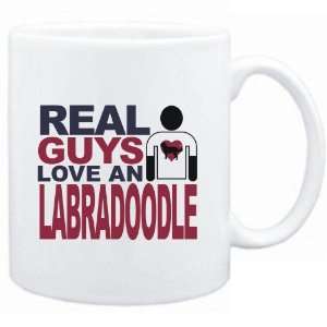 Mug White  Real guys love a Labradoodle  Dogs:  Sports 