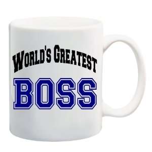    WORLDS GREATEST BOSS Mug Coffee Cup 11 oz: Everything Else