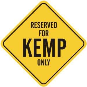   RESERVED FOR KEMP ONLY  CROSSING SIGN