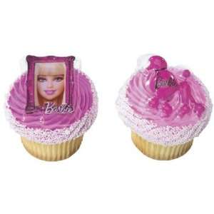  Barbie Glamour Cupcake Topper   12ct: Toys & Games