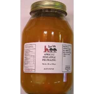 Apricot Pineapple Pie Filling, 32 fl. Grocery & Gourmet Food