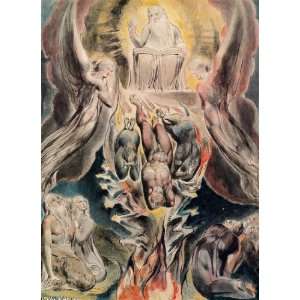     William Blake   32 x 44 inches   The fall of Satan