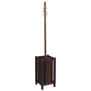  OSP Designs Merlot Coat Tree with Umbrella Storage ME13 