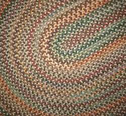 NEW Braided Rug 3x5 TAN American Traditions WOOL Capel Brown  
