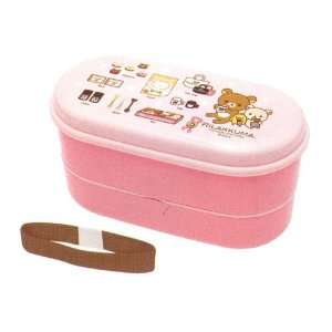 Bento: San x Bear Rilakkuma Design 2 tier Bento Lunch Box (Vol. 380ml 