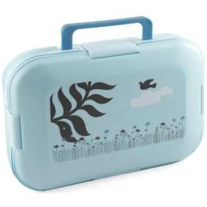 Aladdin Blue Lunch and Go Lunch Box with Bird Design:  