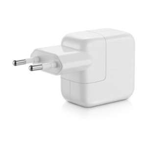   IPOD IPHONE Two pin Charger Plug (White): MP3 Players & Accessories