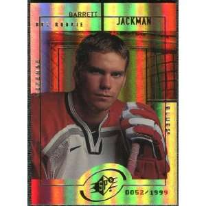   1999/00 Upper Deck SPx #179 Barret Jackman /1999 Sports Collectibles