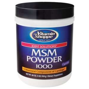     Msm Powder 1000, 1000 mg, 454 g powder