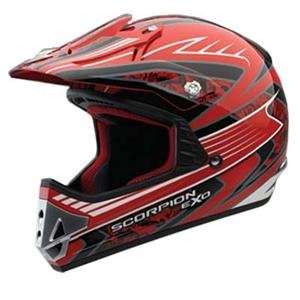  Scorpion VX 14 Stalker Helmet   X Small/Red Automotive