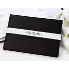 Bling Rhinstone Black and White Wedding Guest Book items in Lauras 