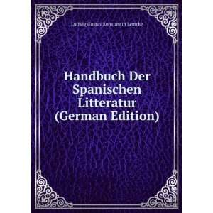   Litteratur (German Edition) Ludwig Gustav Konstantin Lemcke Books