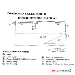 Diamond & Gemstone Tester Authentication Selector Tool
