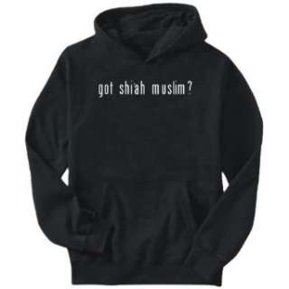  Got ShiAh Muslim? Black Hoodie Mens: Clothing