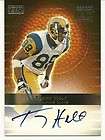 TORRY HOLT 1999 SCORE ROOKIE PREVIEW AUTO RARE ON CARD RAMS