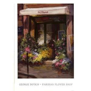  Parisian Flower Shop Finest LAMINATED Print George Botich 