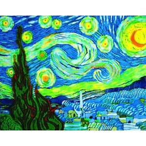  Gogh 11x14x0.25 inches Hand Painted Replica on Tile: Everything Else