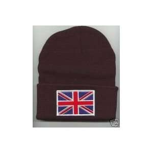  UK England Flag Beanie HAT SKI Skull CAP Black NEW: Home 
