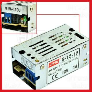 DC 12V 1A Switching Power Supply Transformer LED Driver  