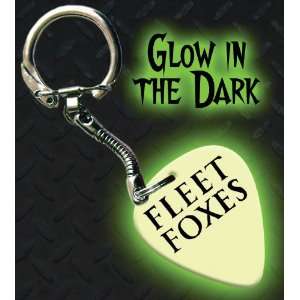  Fleet Foxes Glow In The Dark Premium Guitar Pick Keyring 