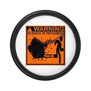  SCIENCE IN PROGRESS Funny Wall Clock by CafePress 