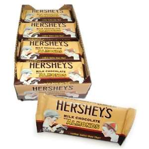Hersheys Nostalgia Bar, Milk Chocolate with Almonds, 3.5 Ounce Bars 
