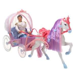  Disney Princess Enchanted Horse & Carriage: Toys & Games
