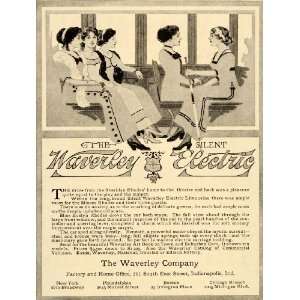   Ad Silent Waverley Electric Limousine Town Cars   Original Print Ad
