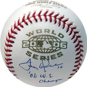  Tony La Russa Autographed 06 WS Champs 2006 World Series 