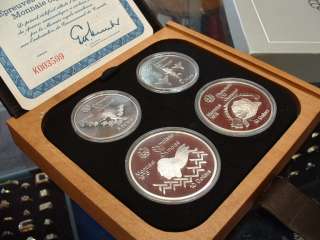 CANADA 1976 SILVER OLYMPIC PROOF SET ** No IV **  