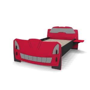    Race Car 3/3 Twin Bed by Legare   Colors (BDRM 120)