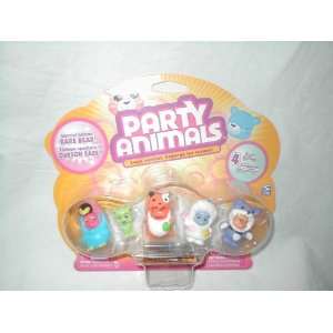  Party Animals   Pink Toucan, Lime Green Hamster, Purple 