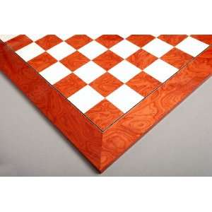    House of Staunton Red Gloss Chess Board   2.25 inch: Toys & Games