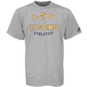  Adidas LSU Tigers Ash Rivalry T shirt: Sports & Outdoors