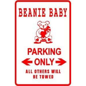  BEANIE BABY PARKING sign street hobby toy: Home & Kitchen