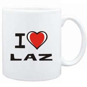  Mug White I love Laz  Languages