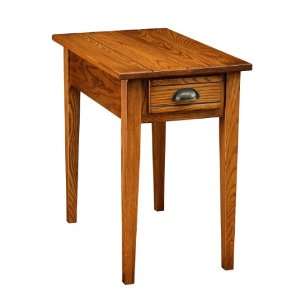  Leick Furniture 9011   Solid Hardwood Bin Pull Chairside 