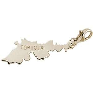 Rembrandt Charms Tortola Charm with Lobster Clasp, 10K 