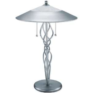  Torsion III Glass/Steel Table Lamp