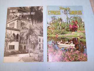   Vintage Sarasota Florida Cypress Gardens Ringling House Guide Books