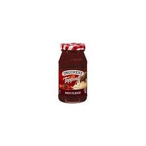 Smuckers Toppings, Hot Fudge, 11.75 Oz. Jar:  Grocery 