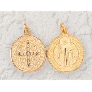  St. Benedict Medal   3/4   Gold 