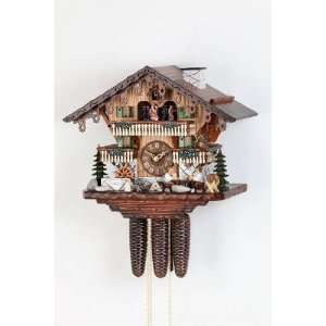  8 Day Black Forest Cuckoo Clock with dancing couples and 