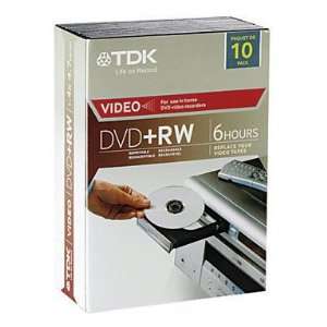  4 each Tdk Dvd+Rw Rewriteable Dvd (77000010460)