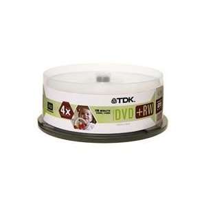  TDK DVD RW 4x 4.7GB (25 Pack Spindle ) Electronics