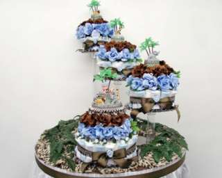 Boy/Girl Baby Shower Diaper Cake Centerpiece/Gift/Decoration/Favor 