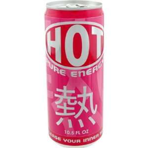  Hot Pure Energy Drink 24 10.5oz Cans: Kitchen & Dining