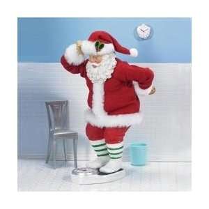 10 Fabriché Its TOO GOOD Keeping Fit Santa Christmas Figure with 